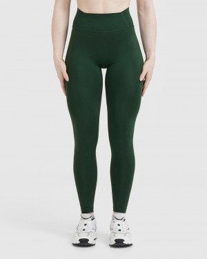 Leggings Oner Active Timeless High Waisted Vert Foncé | TD3257498