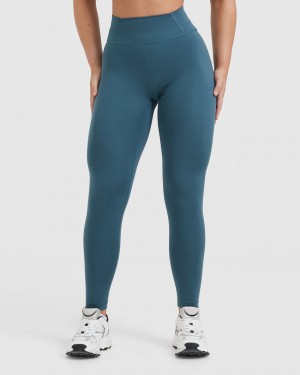 Leggings Oner Active Timeless High Waisted Bleu | VY4235096