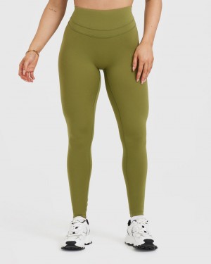 Leggings Oner Active Unified High Waisted Vert Olive Vert | PM2306741