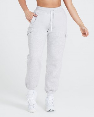 Pantalon Jogger Oner Active All Day Cargo Grise Clair | NH3684501