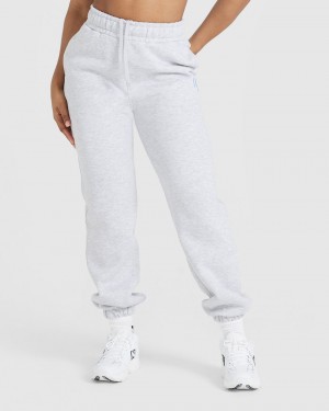 Pantalon Jogger Oner Active All Day Varsity Oversized Grise Clair | HZ1630597