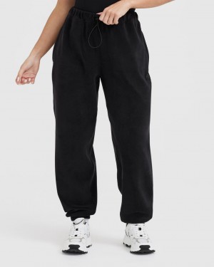 Pantalon Jogger Oner Active Fleece Oversized Noir | SM5089261