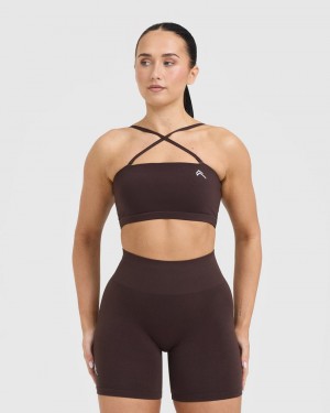 Sports Bras Oner Active Everyday Bandeau Bralette Violette Marron | IP1574360