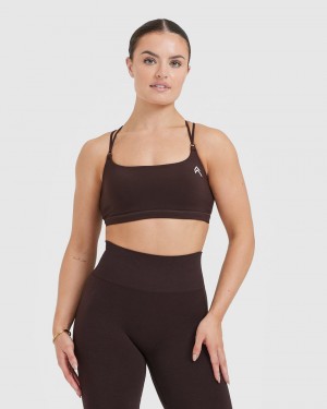 Sports Bras Oner Active Everyday Cross Over Bralette Grise Foncé | GX7329865