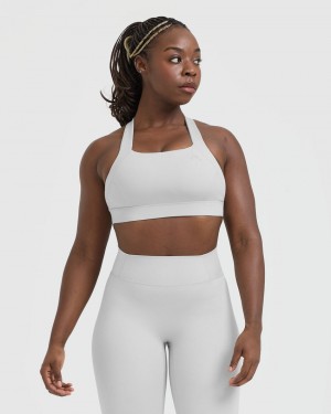 Sports Bras Oner Active Timeless Larges Brides Grise Clair | ZA4537819