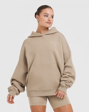 Sweat a Capuche Oner Active All Day Est 2020 Oversized Grise | QR5683097