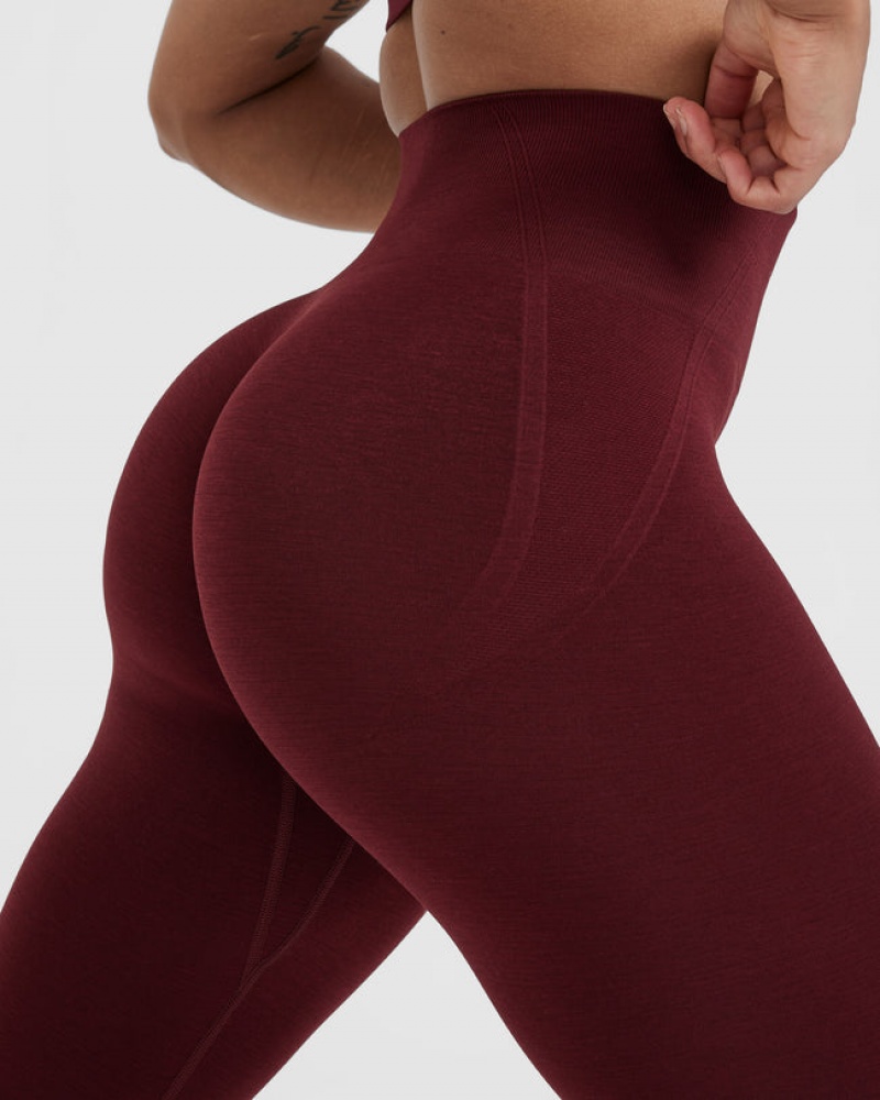 Leggings Oner Active Effortless Seamless Bordeaux | OF5836912