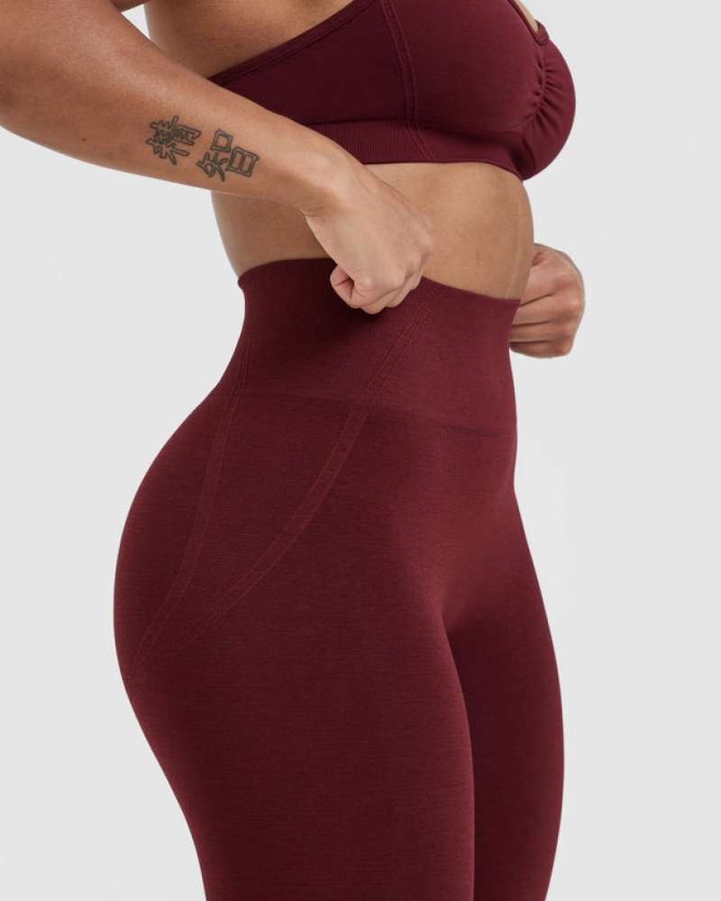 Leggings Oner Active Effortless Seamless Bordeaux | OF5836912