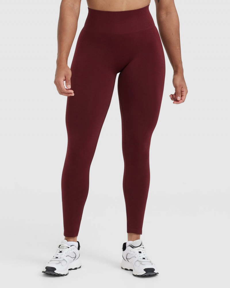 Leggings Oner Active Effortless Seamless Bordeaux | OF5836912