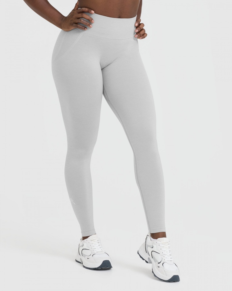 Leggings Oner Active Effortless Seamless Grise Clair | AK2074698