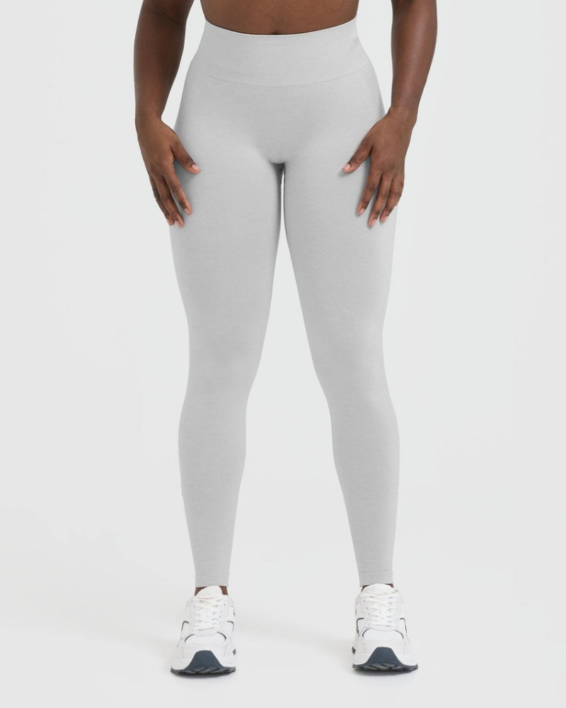 Leggings Oner Active Effortless Seamless Grise Clair | AK2074698