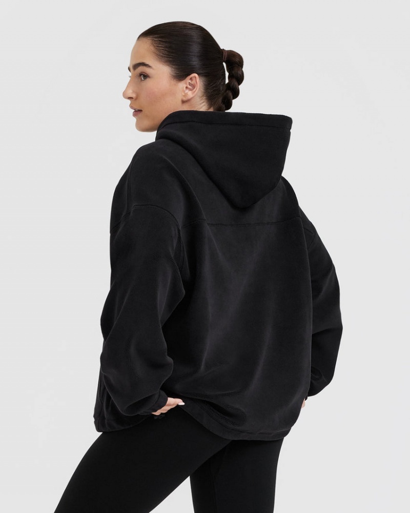 Sweat a Capuche Oner Active Fleece Oversized Noir | WZ2341086