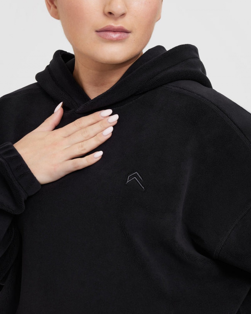 Sweat a Capuche Oner Active Fleece Oversized Noir | WZ2341086